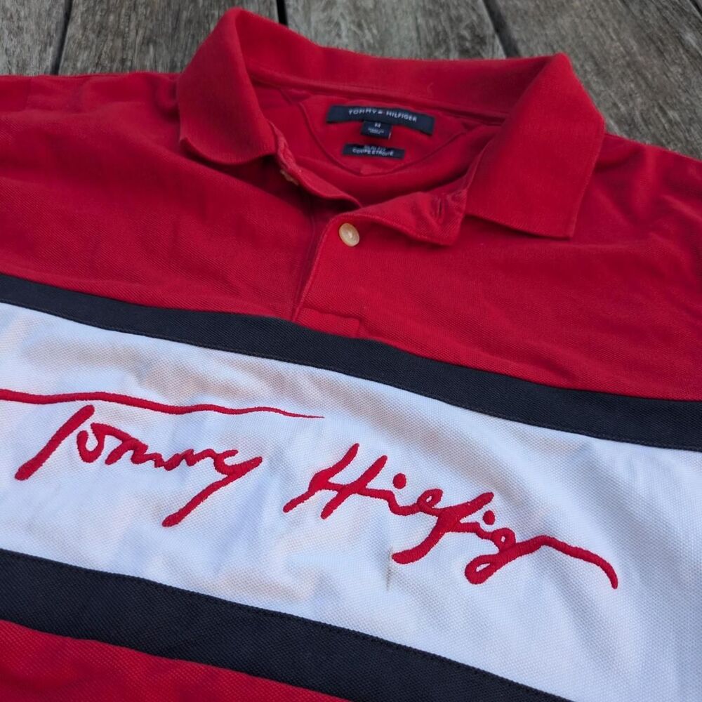 Crazy Y2K Tommy Hilfiger Rugby Chief Keef Style Polo shirt